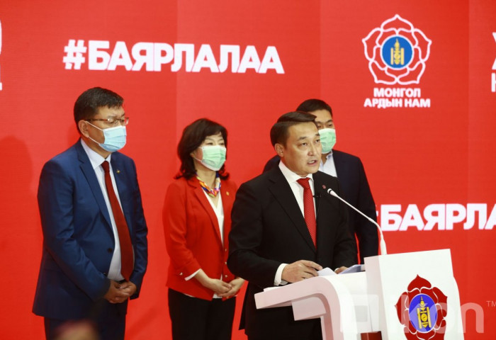 МАН урьдчилсан байдлаар 62 суудал аваад байгаагаа зарлав