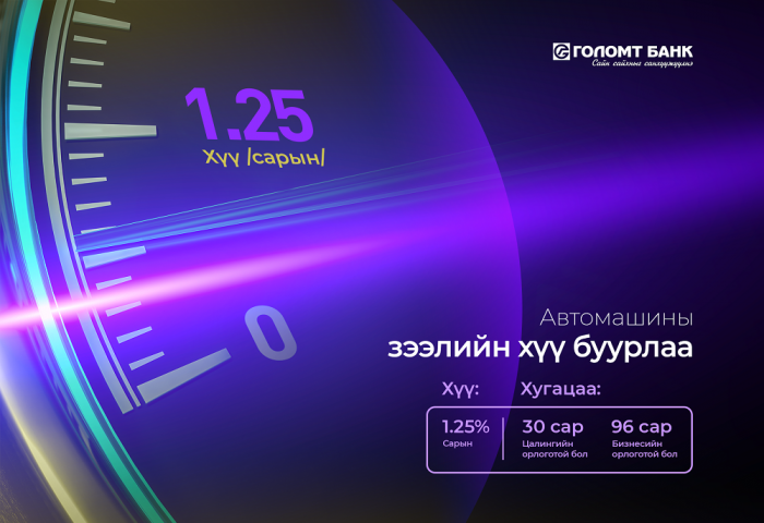 Б.Эрхбаяр: Голомт банк зээлийн хамгийн таатай нөхцөлөөр автомашин худалдан авах боломжийг олгож байна