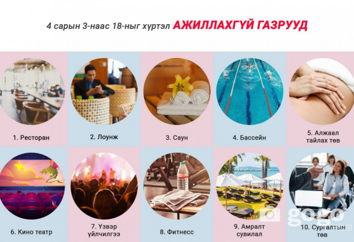 ТАНИЛЦ: Маргаашаас үйл ажиллагааг нь ХЯЗГААРЛАХ салбарууд