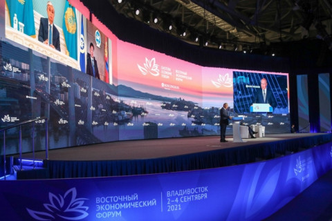 Ерөнхийлөгч У.Хүрэлсүх Владивосток хотноо болж буй Дорнын эдийн засгийн чуулганд цахимаар оролцож байна