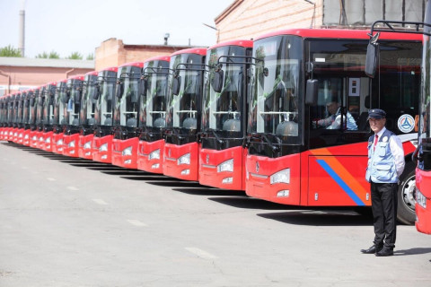 Нийтийн тээврийн 60 шинэ автобус өнөөдрөөс үйлчилгээнд явж эхэллээ