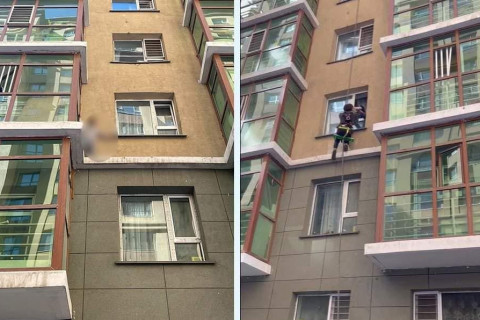 Гурван давхраас унах гэж байсан хүүхдийн амийг аварсан Г.Батмөрөнг “Онцгой үйлстэн” тэмдгээр шагналаа
