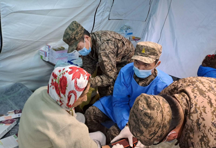 Монголын цэргийн эмч нар 467 хүнд тусламж үйлчилгээ үзүүлээд байна