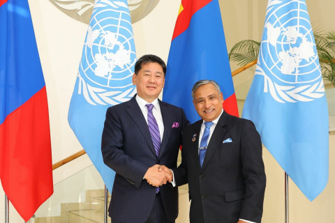 У.Хүрэлсүх: НҮБ бол Монгол Улсын ардчилал, сайн засаглалыг бэхжүүлэх, манай улсын хөгжил дэвшилд бүх талын туслалцаа дэмжлэг үзүүлж, хамтран ажиллаж буй чухал түнш