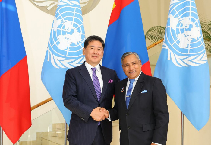У.Хүрэлсүх: НҮБ бол Монгол Улсын ардчилал, сайн засаглалыг бэхжүүлэх, манай улсын хөгжил дэвшилд бүх талын туслалцаа дэмжлэг үзүүлж, хамтран ажиллаж буй чухал түнш