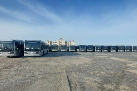 “Yutong Bus” компанийн үйлдвэрээс гарсан хоёр дахь ээлжийн 50 автобус Эрээн хотод иржээ