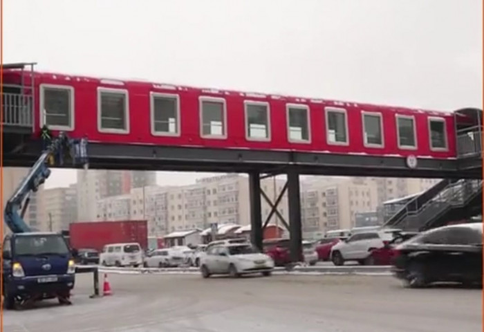Нарны хорооллын уулзварын улаан гүүр 1.2 тэрбумын өртөгөөр босч, ашиглалтад орлоо