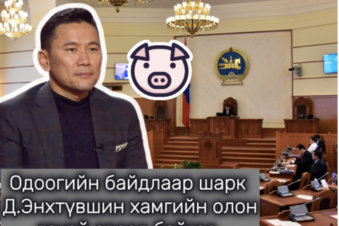 Одоогийн байдлаар шарк Д.Энхтүвшин хамгийн олон гахай аваад байгаа…