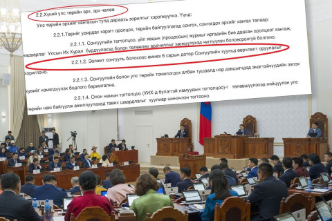Парламент нь ч хэрэгжүүлдэггүй Хүний эрхийн үндэсний хөтөлбөр