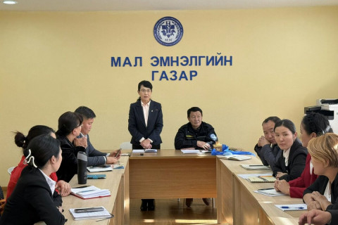 ДОРНОД АЙМГИЙН МАЛ ЭМНЭЛГИЙН ГАЗРЫН ДАРГЫН ТҮР ОРЛОН ГҮЙЦЭТГЭГЧЭЭР Б.ДАВААГ ТОМИЛЛОО.