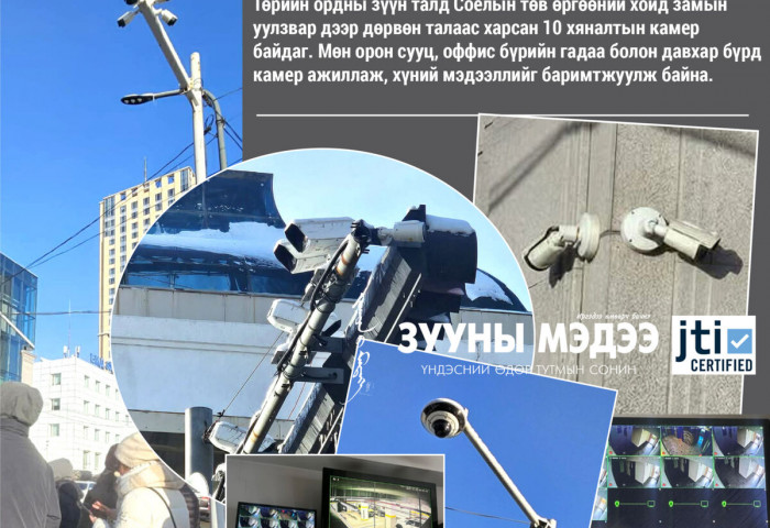Xяналтын камер хүний эрх зөрчих хэрэгсэл болжээ