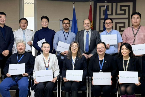 ICAO-ИЙН НИСГЭГЧ, ЖУРАМ ЗОХИОГЧ ИНЖЕНЕРҮҮДЭД ЗОРИУЛСАН ХЭРЭГЛЭЛИЙН НИСЛЭГИЙГ НИСЛЭГЭЭР ҮНЭЛЭХ/БАТАЛГААЖУУЛАЛТЫН (FLIGHT VALIDATION) АНХАН ШАТНЫ СУРГАЛТЫГ АМЖИЛТТАЙ ЗОХИОН БАЙГУУЛЛАА