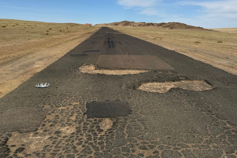 Мандалговь чиглэлийн автозамд эрсдэлт нөхцөл байдал үүсчээ