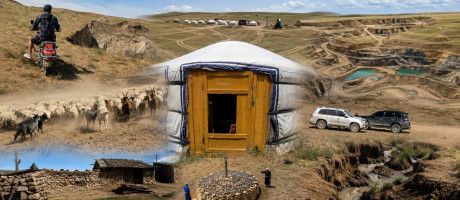 Уурхайд эзлэгдэж бэлчээр, усгүй болсон Цагаан дэлийн сүүлийн ганц малчных