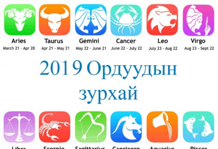 Ордуудын 2019 оны ерөнхий ЗУРХАЙ