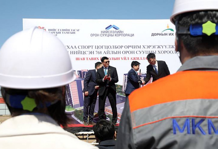 “Орлогод нийцсэн орон сууц” төслийн 768 айлын хорооллын барилгын ажил эхэллээ