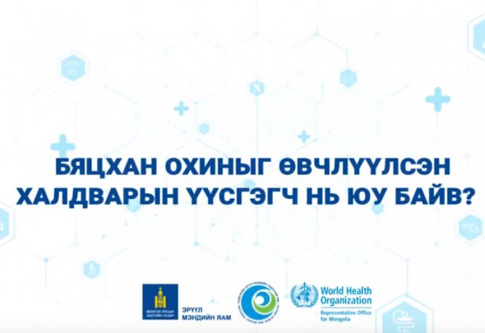 НЭМҮТ: Бяцхан охиныг өвчлүүлсэн халдварын үүсгэгч нь юу байв?