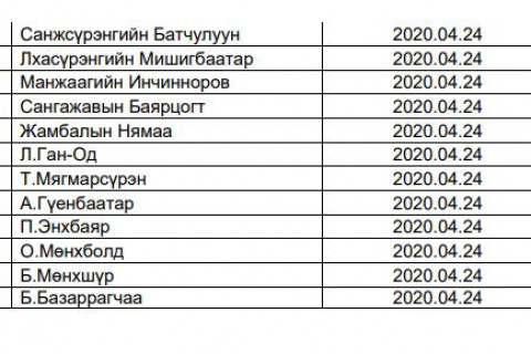 Танилц: УИХ-ын 2020 оны сонгуульд бие даан нэр дэвших 208 эрхмийн нэрс