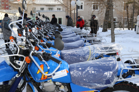 БАЙГАЛЬ ХАМГААЛАГЧДАД БАРТААТ ЗАМЫН МОТОЦИКЛЬ ГАРДУУЛЛАА