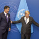 Монгол Улсын Ерөнхийлөгч У.Хүрэлсүх НҮБ-ын Ерөнхий нарийн бичгийн дарга Антонио Гутеррештэй уулзлаа
