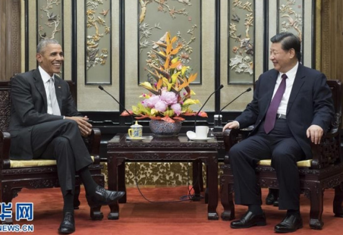 Ши Жиньпин АНУ-ын экс ерөнхийлөгч Барак Обаматай уулзав
