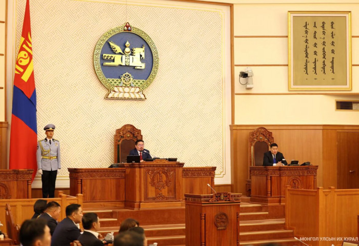 Монгол Улсын Их Хурлын 2023 оны намрын ээлжит чуулганыг нээж, Монгол Улсын Их Хурлын дарга Г.Занданшатарын хэлсэн үг