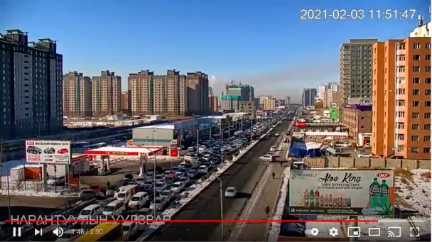 ВИДЕО: "Нарантуул" худалдааны төвийг чиглэсэн замын хөдөлгөөний ачаалал эрс нэмэгджээ