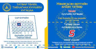НЭМЭГДСЭН ӨРТГИЙН АЛБАН ТАТВАРТАЙ ХОЛБООТОЙ ЦАХИМ ЗААВАР, ХИЧЭЭЛҮҮД