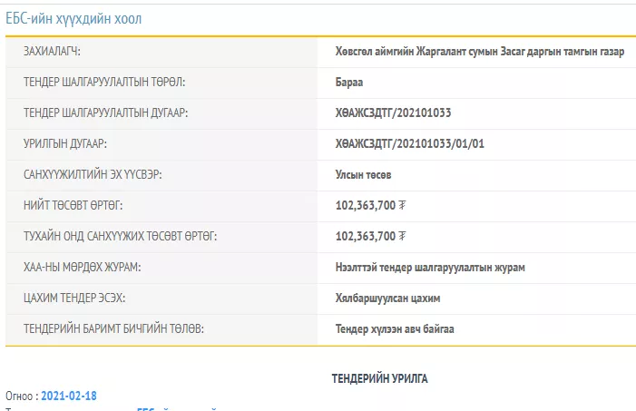 Сургууль, цэцэрлэгүүд хаагдсан ч хүнс нийлүүлэх зуу, зуун саяын тендерүүд зарлагдсаар байна