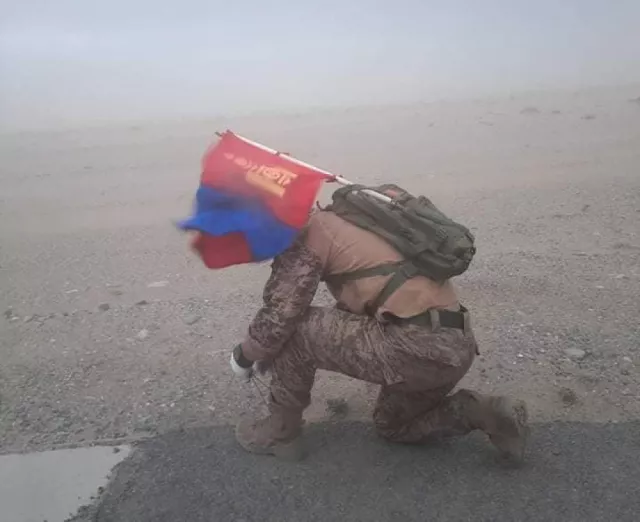 Ахлах ахлагч Э.Даваажамц 10 дахь өдрөө гүйж, 450 км зам туулжээ