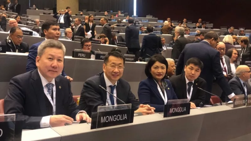 Олон Улсын Парламентын Холбооны чуулганд УИХ-ын дэд дарга Л.Энх-Амгалан тэргүүтэй  төлөөлөгчид оролцож байна