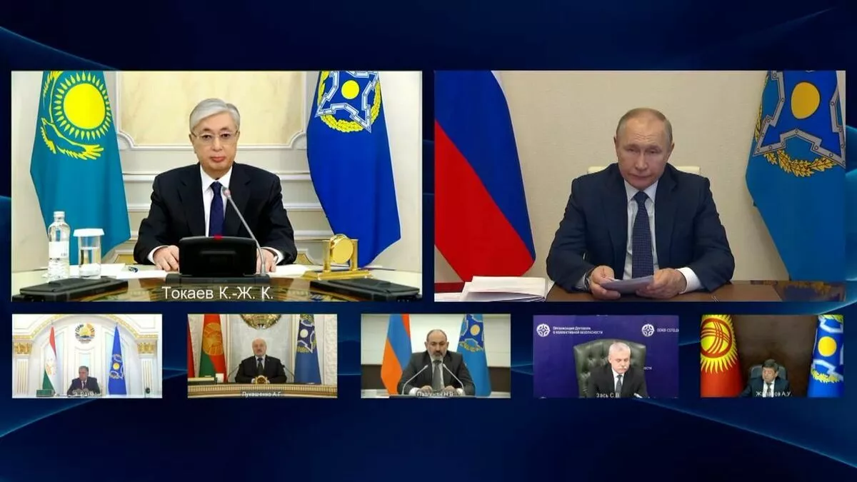 Путин Казахстаныг террористуудаас амжилттай хамгаалснаа зарлажээ
