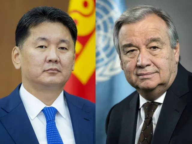 НҮБ-ын Ерөнхий нарийн бичгийн дарга А.Гутерреш Ерөнхийлөгч У.Хүрэлсүхэд бараалхаж, сайд нартай уулзалт хийнэ