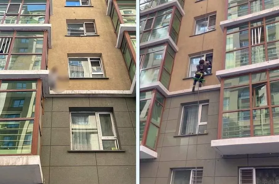Гурван давхраас унах гэж байсан хүүхдийн амийг аварсан Г.Батмөрөнг “Онцгой үйлстэн” тэмдгээр шагналаа