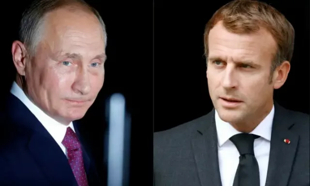 Э.Макрон, В.Путин нар утсаар ярьжээ