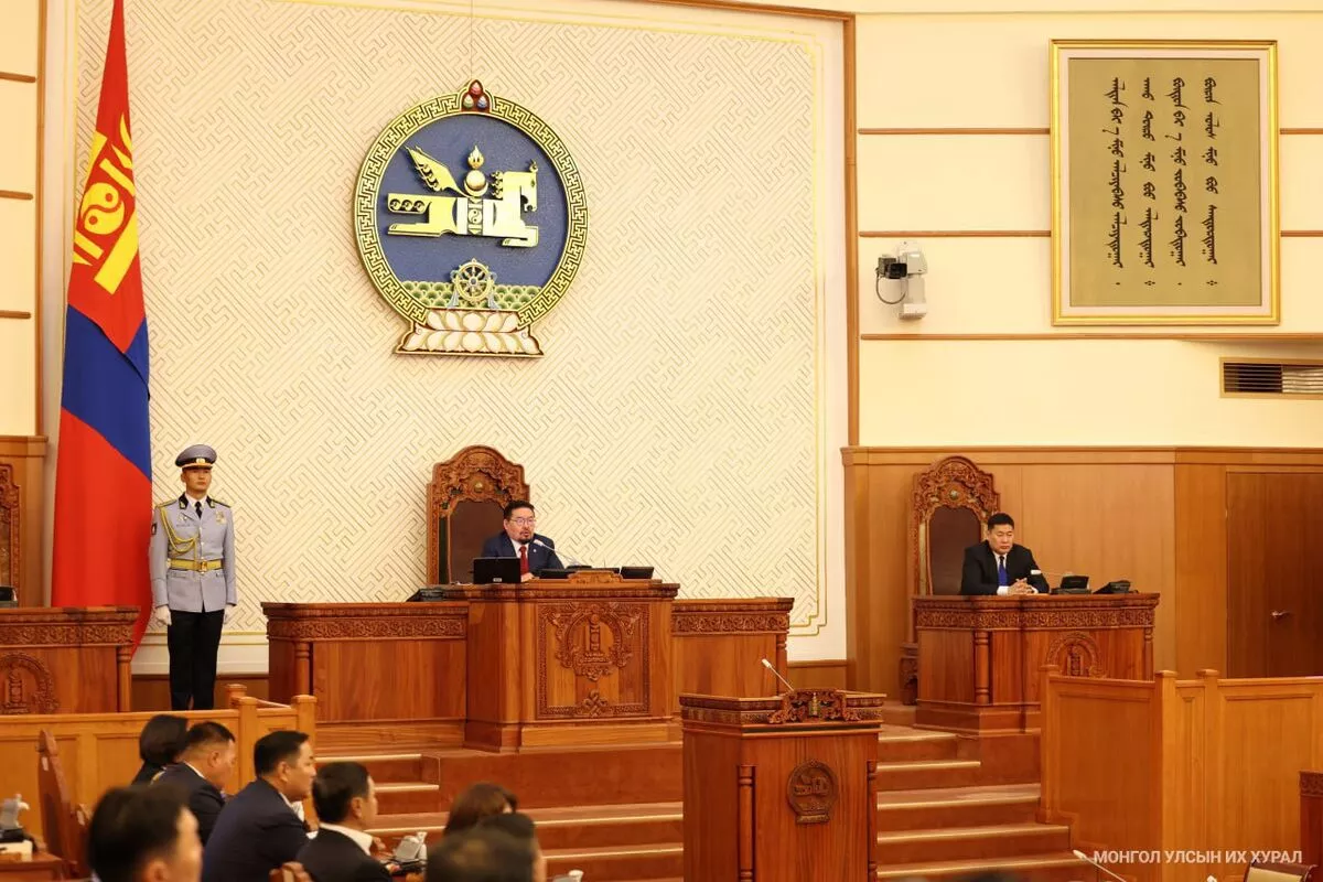 Монгол Улсын Их Хурлын 2023 оны намрын ээлжит чуулганыг нээж, Монгол Улсын Их Хурлын дарга Г.Занданшатарын хэлсэн үг