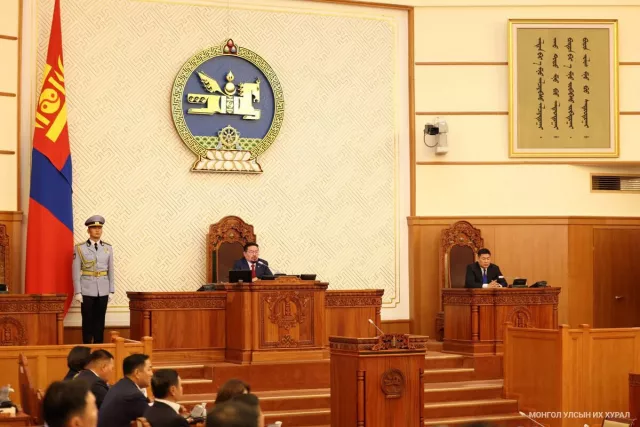 Монгол Улсын Их Хурлын 2023 оны намрын ээлжит чуулганыг нээж, Монгол Улсын Их Хурлын дарга Г.Занданшатарын хэлсэн үг