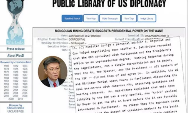 Оюутолгойн асуудал дээр С.Баярын тактик үргэлжилж байна уу?