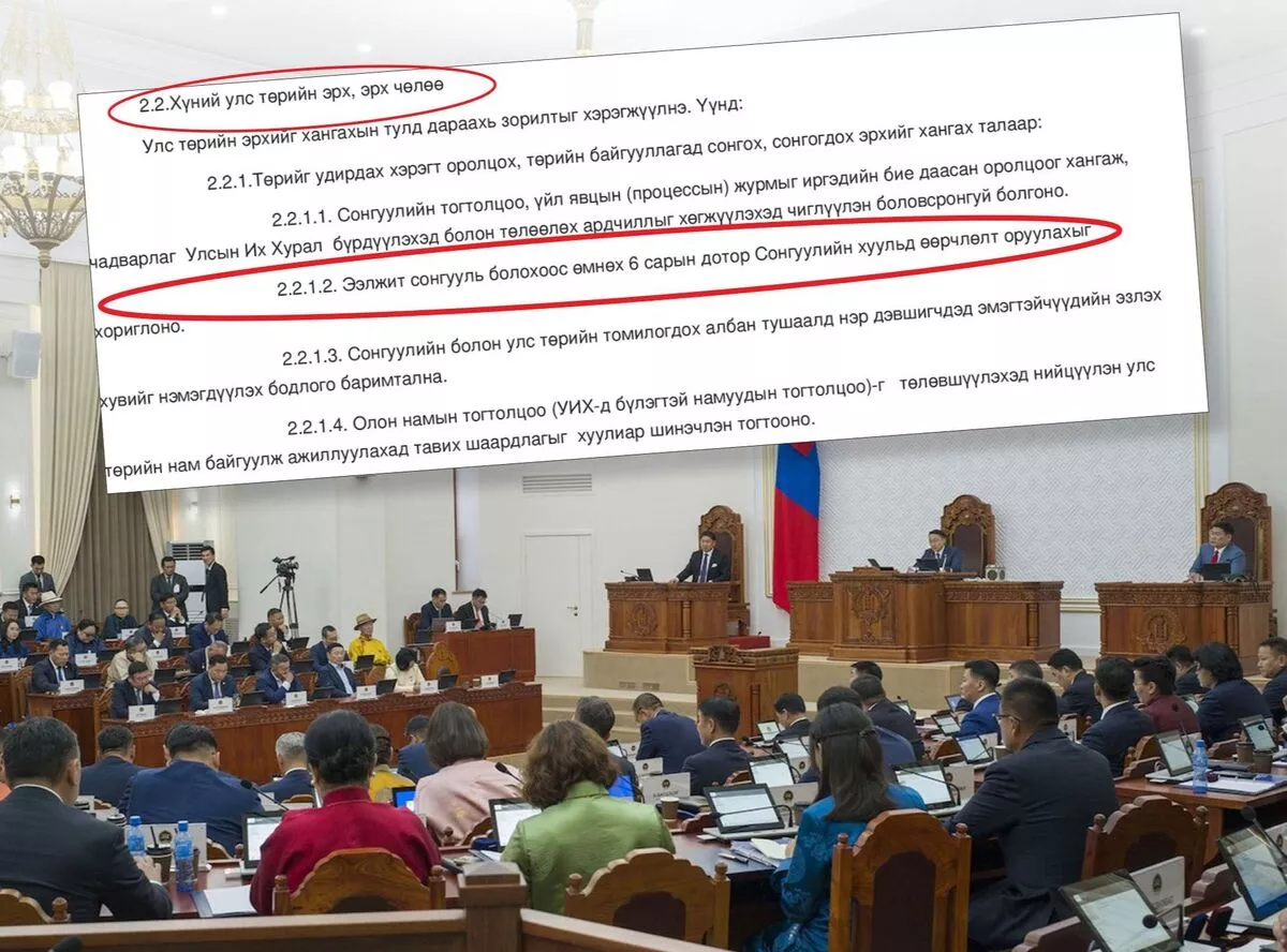 Парламент нь ч хэрэгжүүлдэггүй Хүний эрхийн үндэсний хөтөлбөр