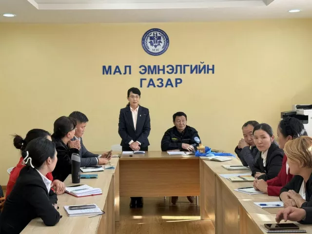 ДОРНОД АЙМГИЙН МАЛ ЭМНЭЛГИЙН ГАЗРЫН ДАРГЫН ТҮР ОРЛОН ГҮЙЦЭТГЭГЧЭЭР Б.ДАВААГ ТОМИЛЛОО.