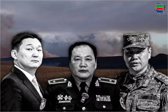 НӨМРӨГИЙГ ШАТААХ “ЭРХ” ОЛГОСОН ХХЕГ-ЫН ДАРГА Б.БЯМБАСҮРЭН, ХУРАНДАА Б.ГАНТӨГС НАРЫГ ОГЦРУУЛЪЯ, Г.ТЭМҮҮЛЭН САЙД АА
