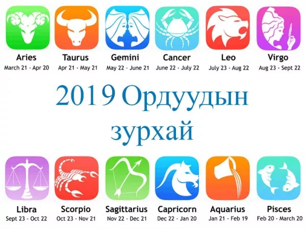 Ордуудын 2019 оны ерөнхий ЗУРХАЙ