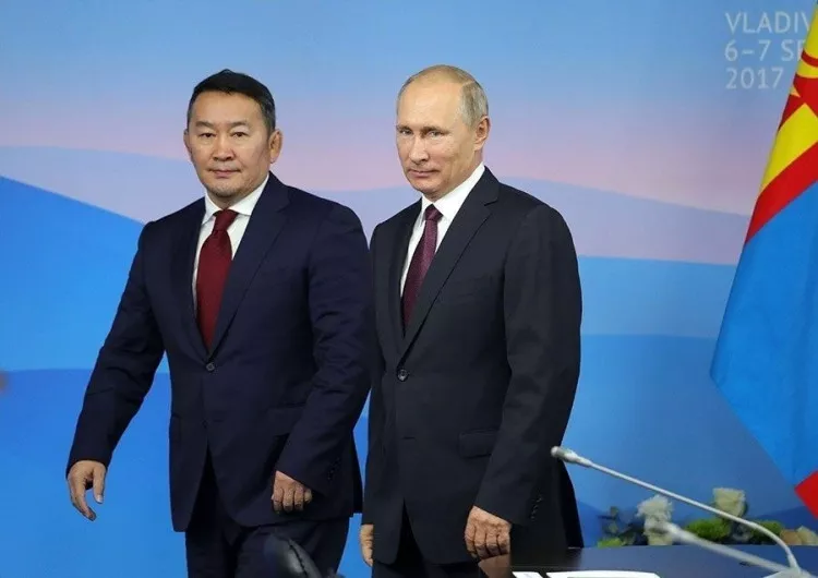 В.Путин & Х.Баттулга