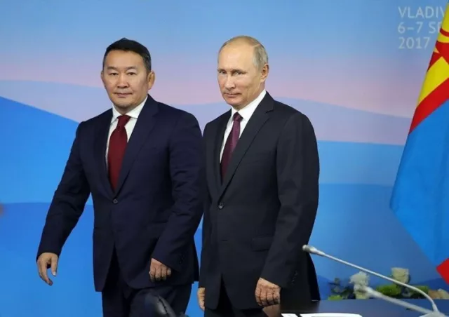 В.Путин & Х.Баттулга